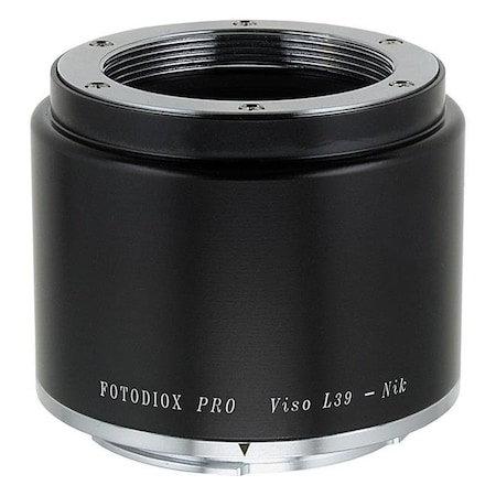 Fotodiox Fotodiox M39-Viso-NikF-Pro Pro Lens Mount Adapter - M39-L39 Visoflex SLR Screw Mount Lens To Nikon F Mount SLR Camera Body M39-Viso-NikF-Pro